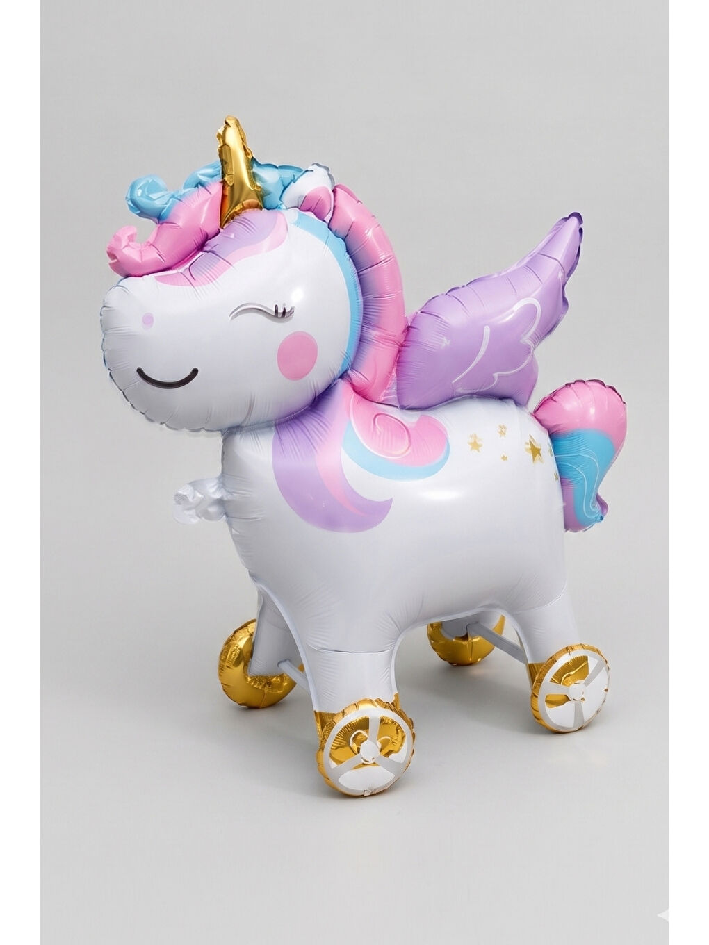 Beyaz Tekerlekli Parti Balonu