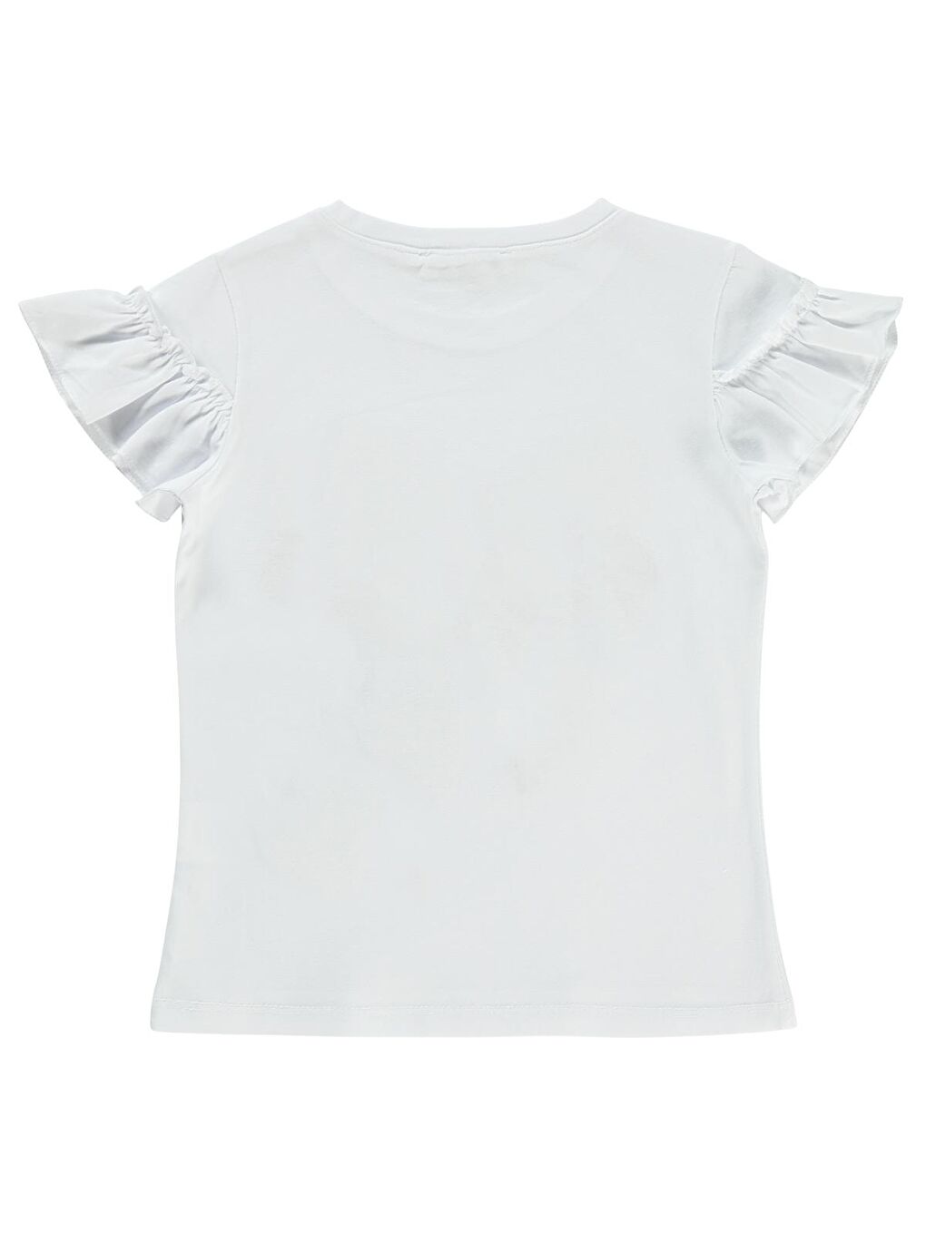 Girls Kız Çocuk Tişört 4-9 Yaş Beyaz