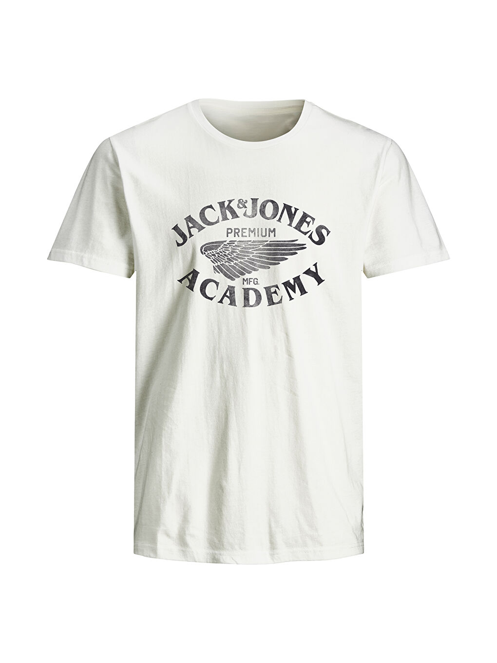 Blufreddy Erkek Beyaz Yuvarlak Yaka %100 Pamuk Tişört