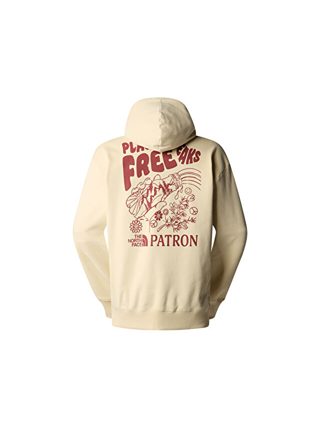 Ekru M Nature Hoodie Erkek Günlük Sweatshirt Nf0a87dv3x41 Krem-1