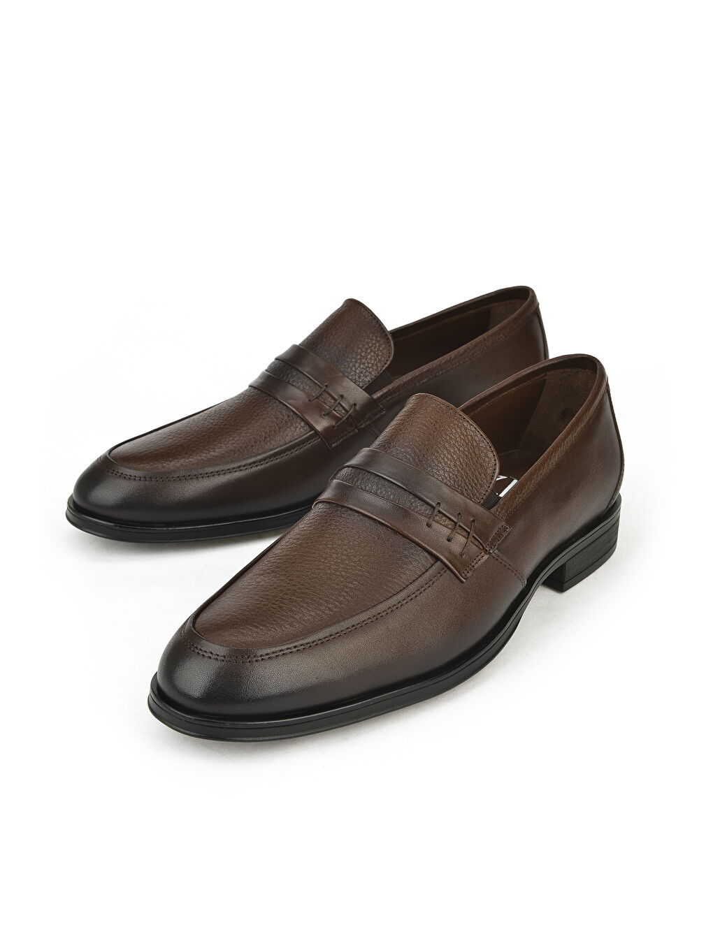 Kahverengi Erkek Hakiki Deri Ayakkabı 143745ZL4918 Kahve