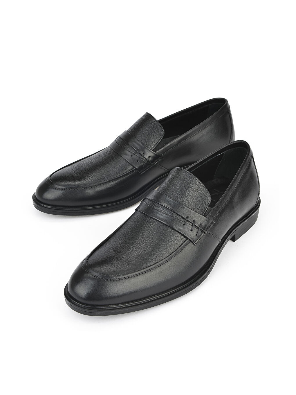 Erkek Hakiki Deri Ayakkabı 143745ZL4918 Siyah