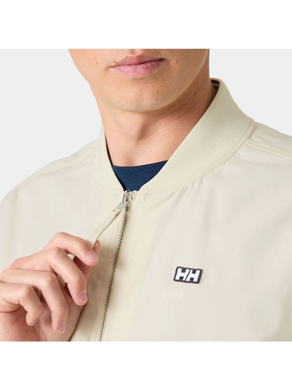 Bej Marine Bomber Jacket Erkek Mont HHA.54535.034-3