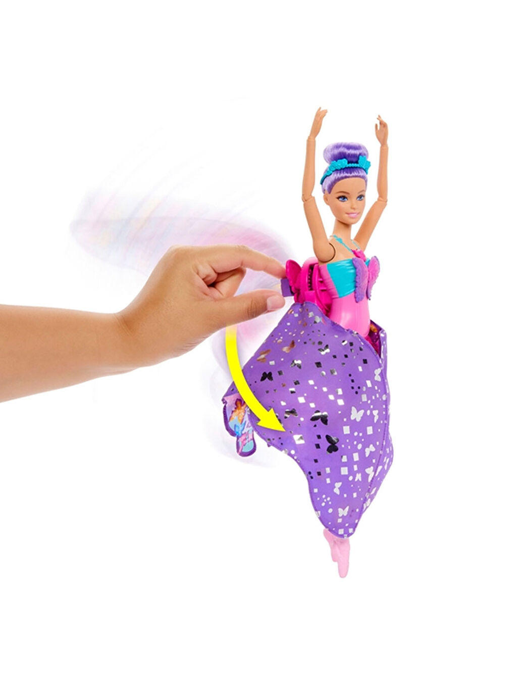 BARBIE Renksiz Kelebek Dansçı Bebek HXJ10 - 2