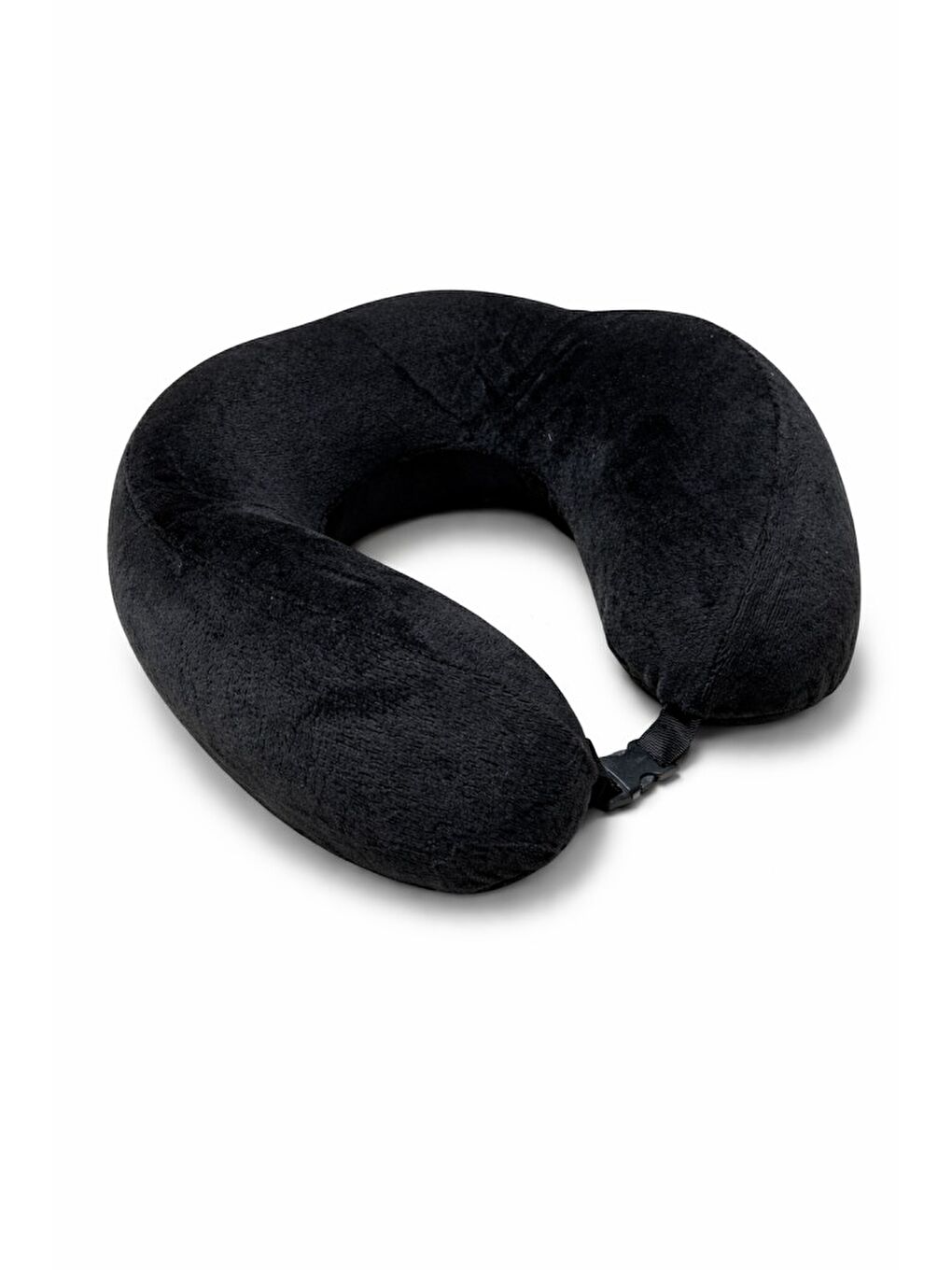 Siyah Seyahat Yastığı Ortopedik Boyun Destek Yastığı U Tipi Konforlu-1