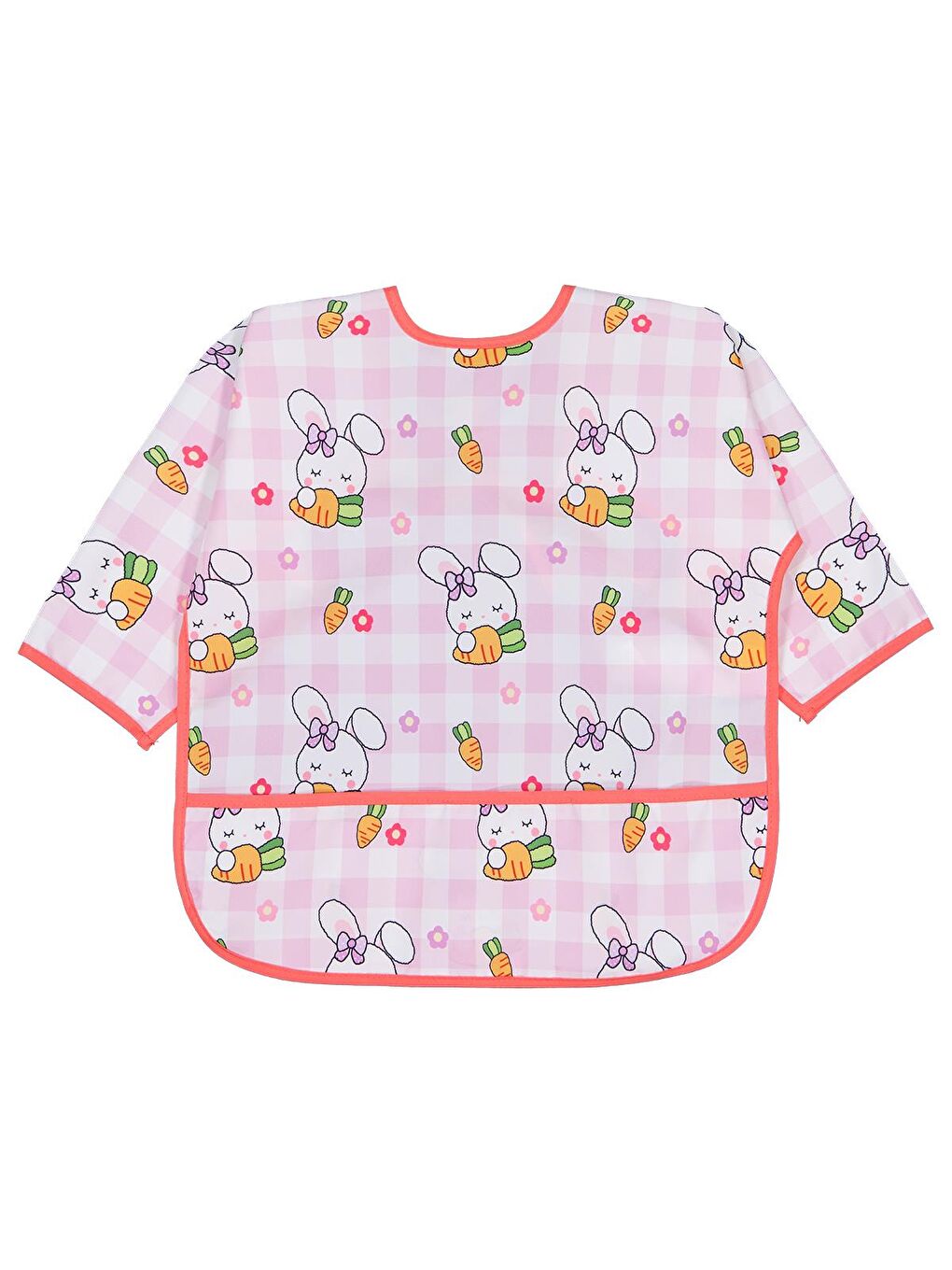 Baby Tavşan Empirme Mama Önlüğü - Pembe