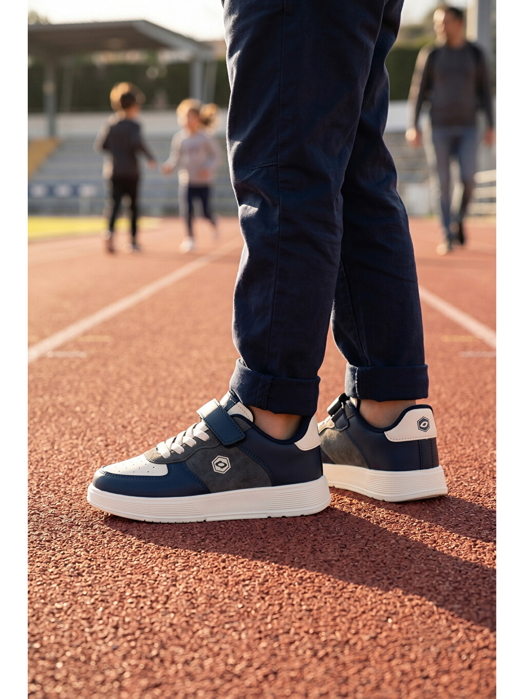 Lacivert D015 Günlük Ortopedik Unisex Çocuk Sneaker Spor Ayakkabı-2