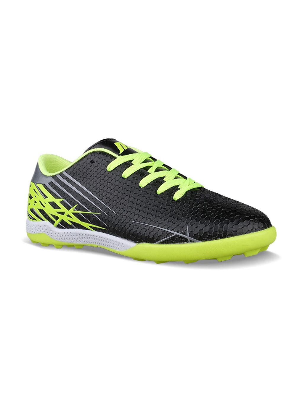 Genç Erkek Cırtlı Siyah-Sarı Halı Saha Futbol Ayakkabısı-2