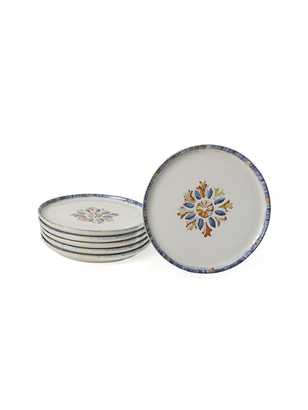 Karışık Sapphire Nordıc Pasta Tabağı 22 Cm 6 Adet-3