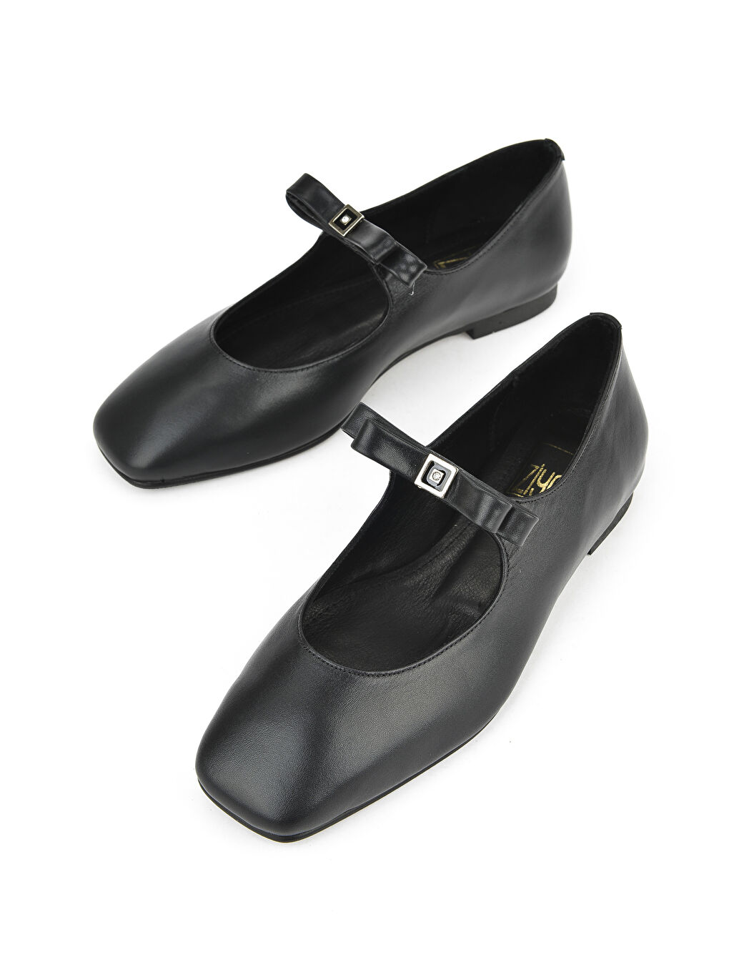 Kadın Hakiki Deri Babet 1531054Z3441 Siyah-4