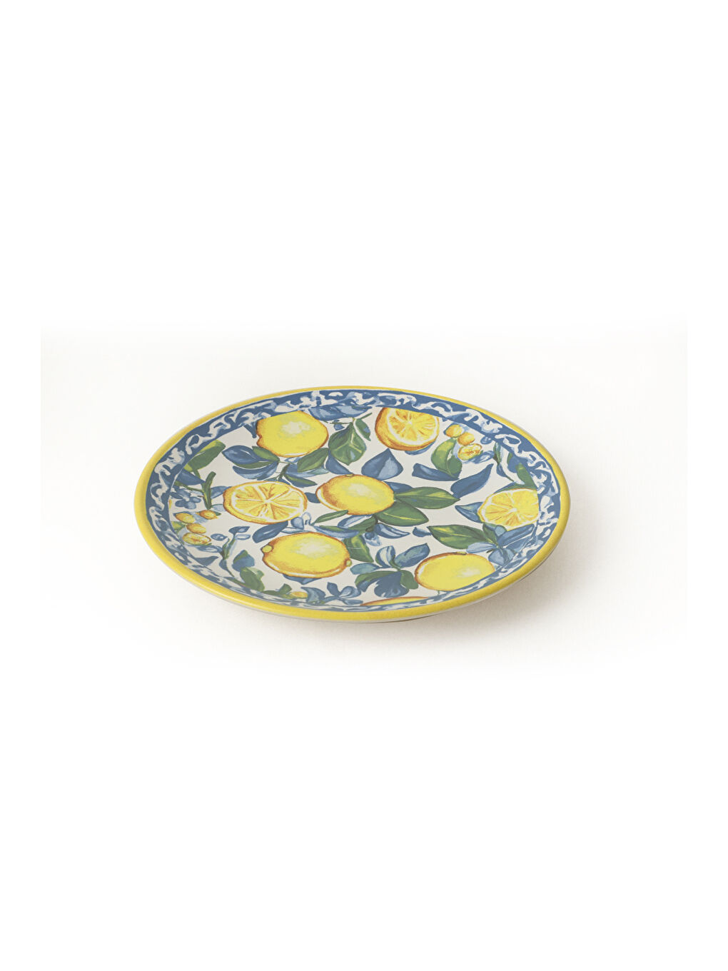 Keramika Karişik Lemon Glow Ege Pasta Tabağı 20 Cm 4 Parça - 5