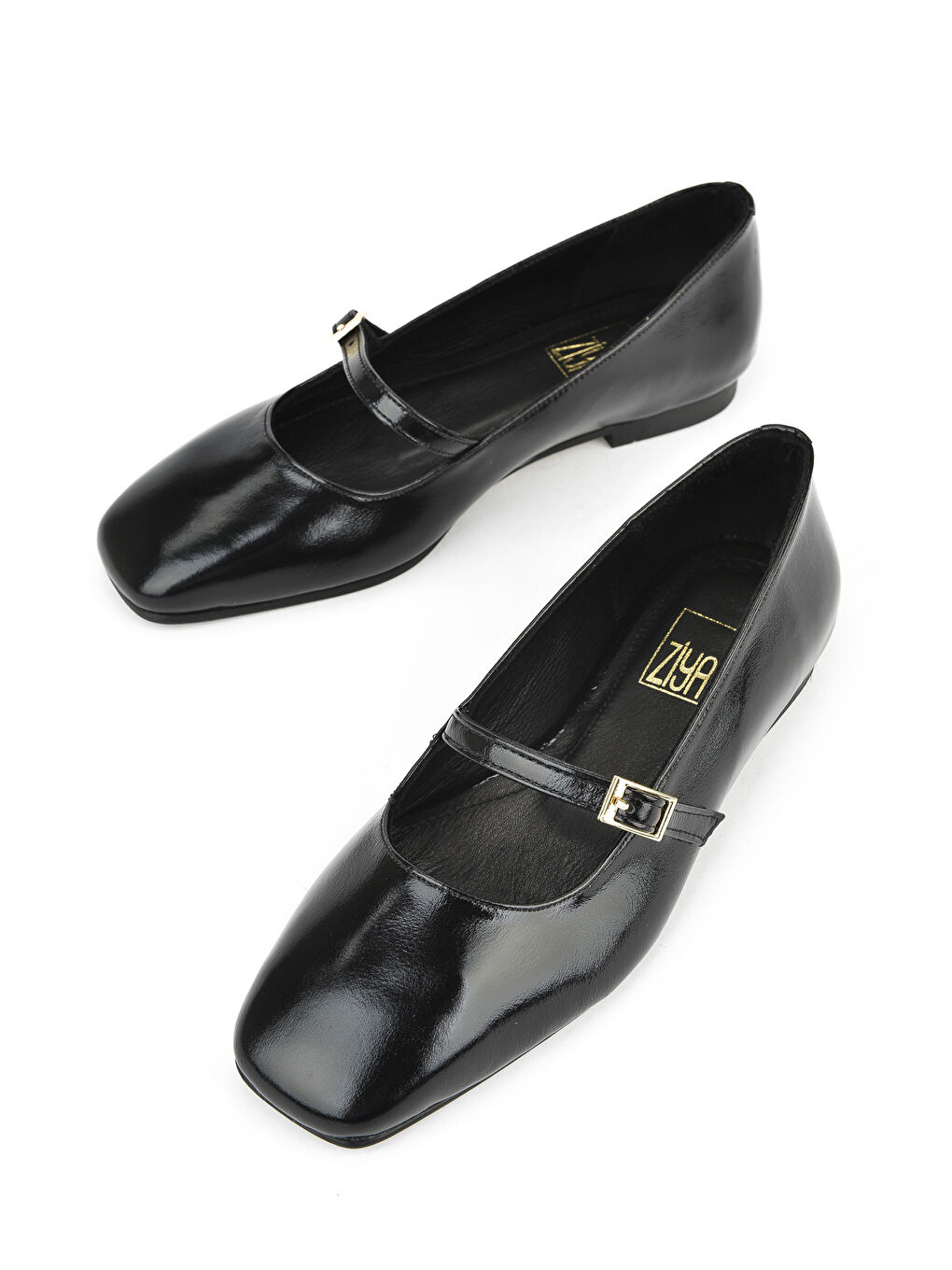 Kadın Hakiki Deri Babet 1531054Z3443 Siyah-4