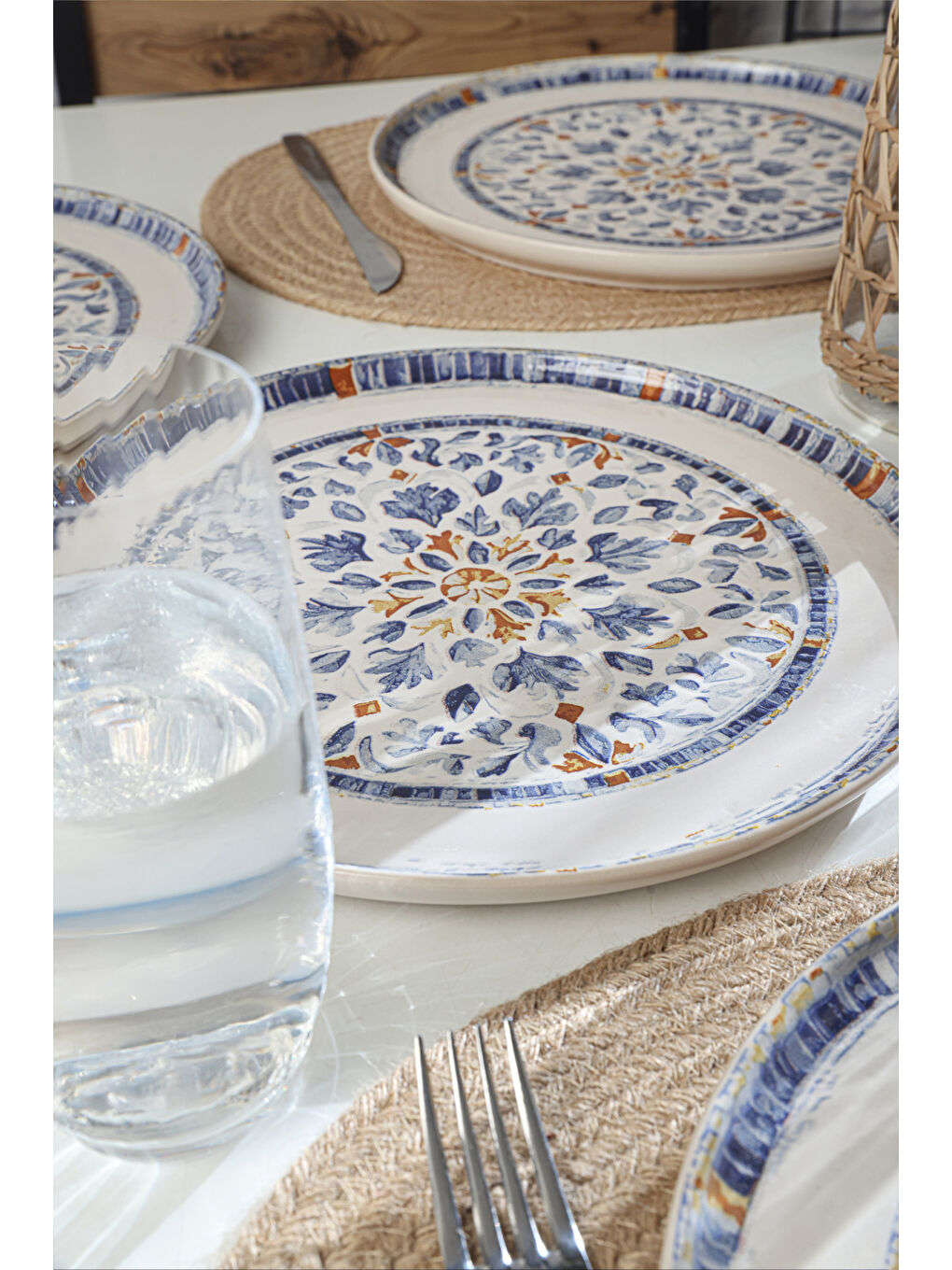 Karışık Sapphire Nordic Servis Tabağı 28 cm 6 Adet-3