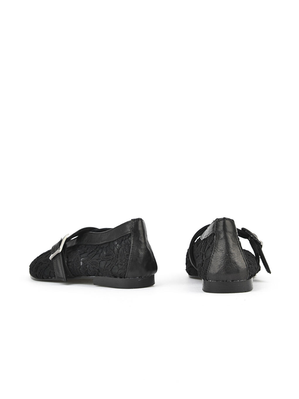 Kadın Hakiki Deri Babet 1531054Z2971 Siyah-2