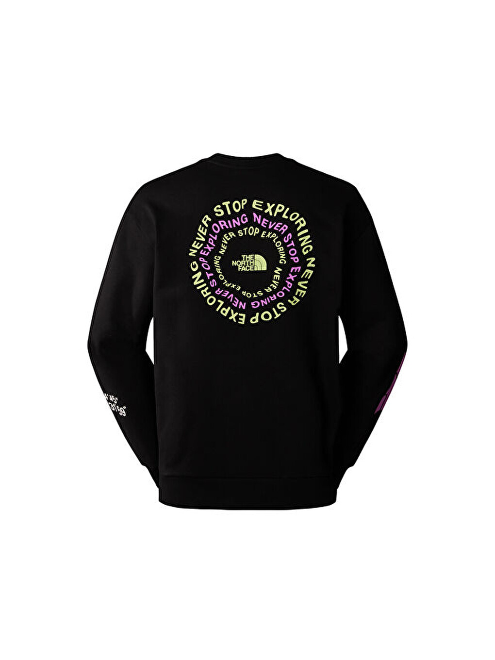 U Nse Graphic Crew Unisex Günlük Sweatshirts Nf0a87f4jk31 Siyah-1