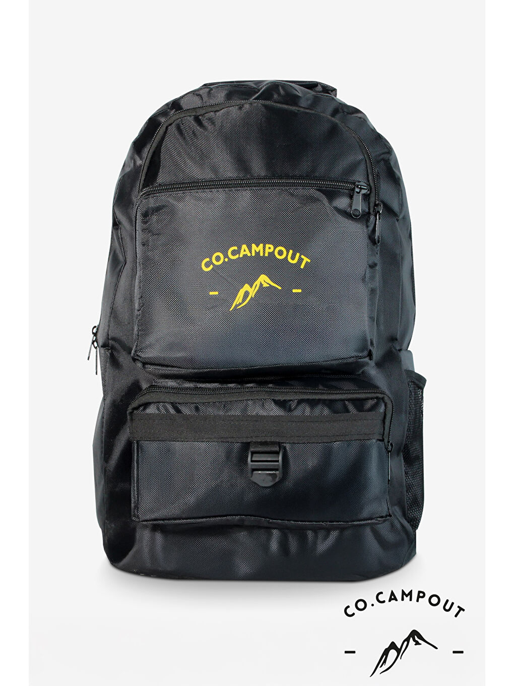 Siyah Orijinal Körüksüz Ortopedik Konfor Modeli Çok Gözlü Gezi Seyahat Yürüyüş Dağcı Kamp Spor Sırt Çantas-7