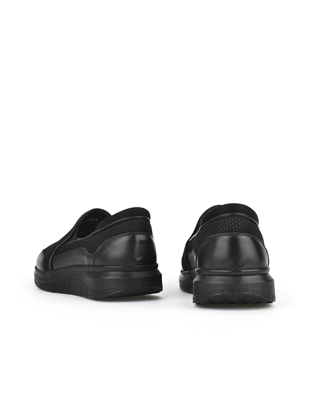 Erkek Hakiki Deri Konfor Ayakkabı 151123Z3680 Siyah-2