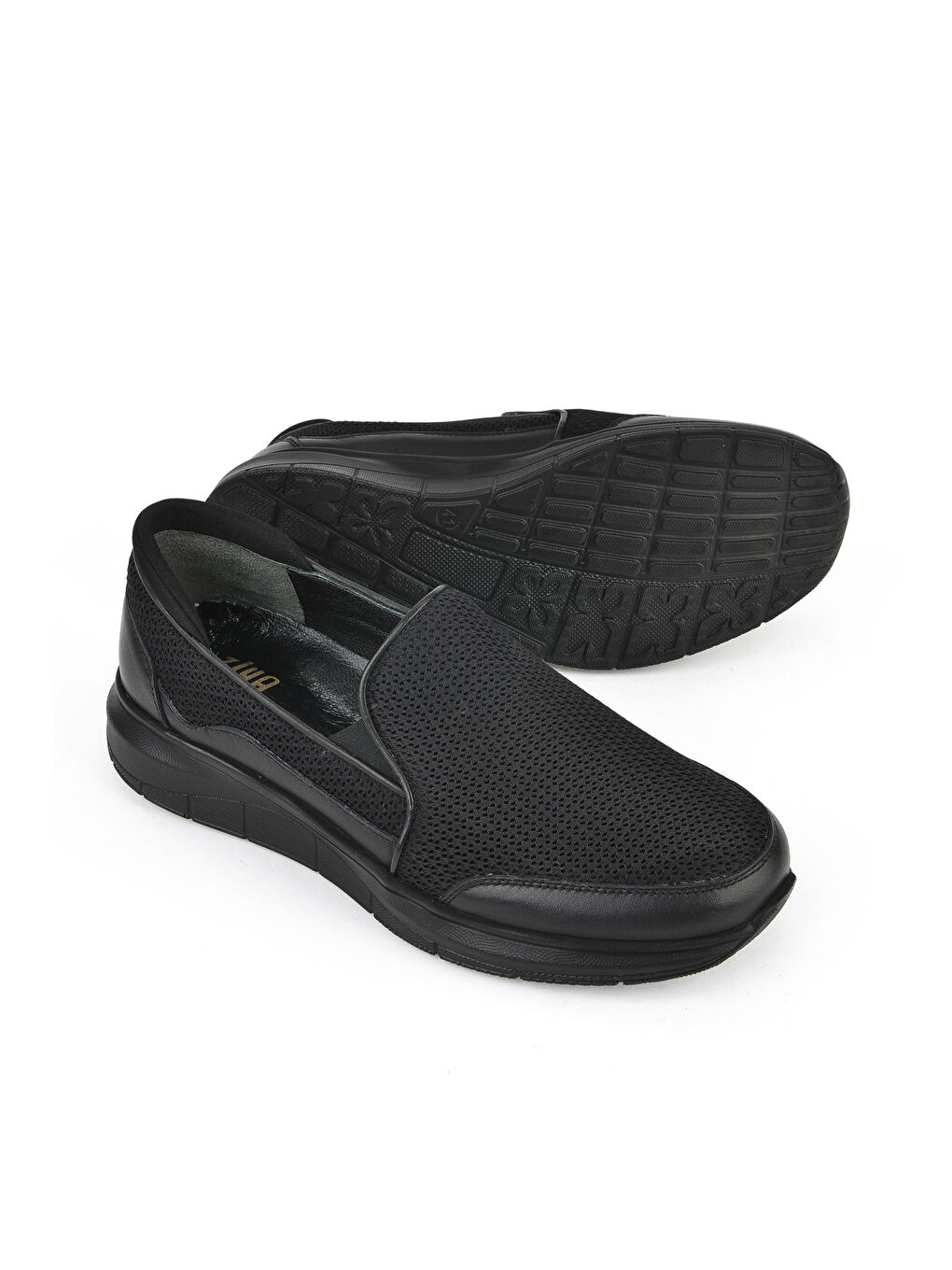 Erkek Hakiki Deri Konfor Ayakkabı 151123Z3680 Siyah-3
