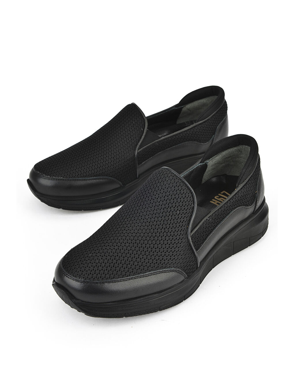 Erkek Hakiki Deri Konfor Ayakkabı 151123Z3680 Siyah-4