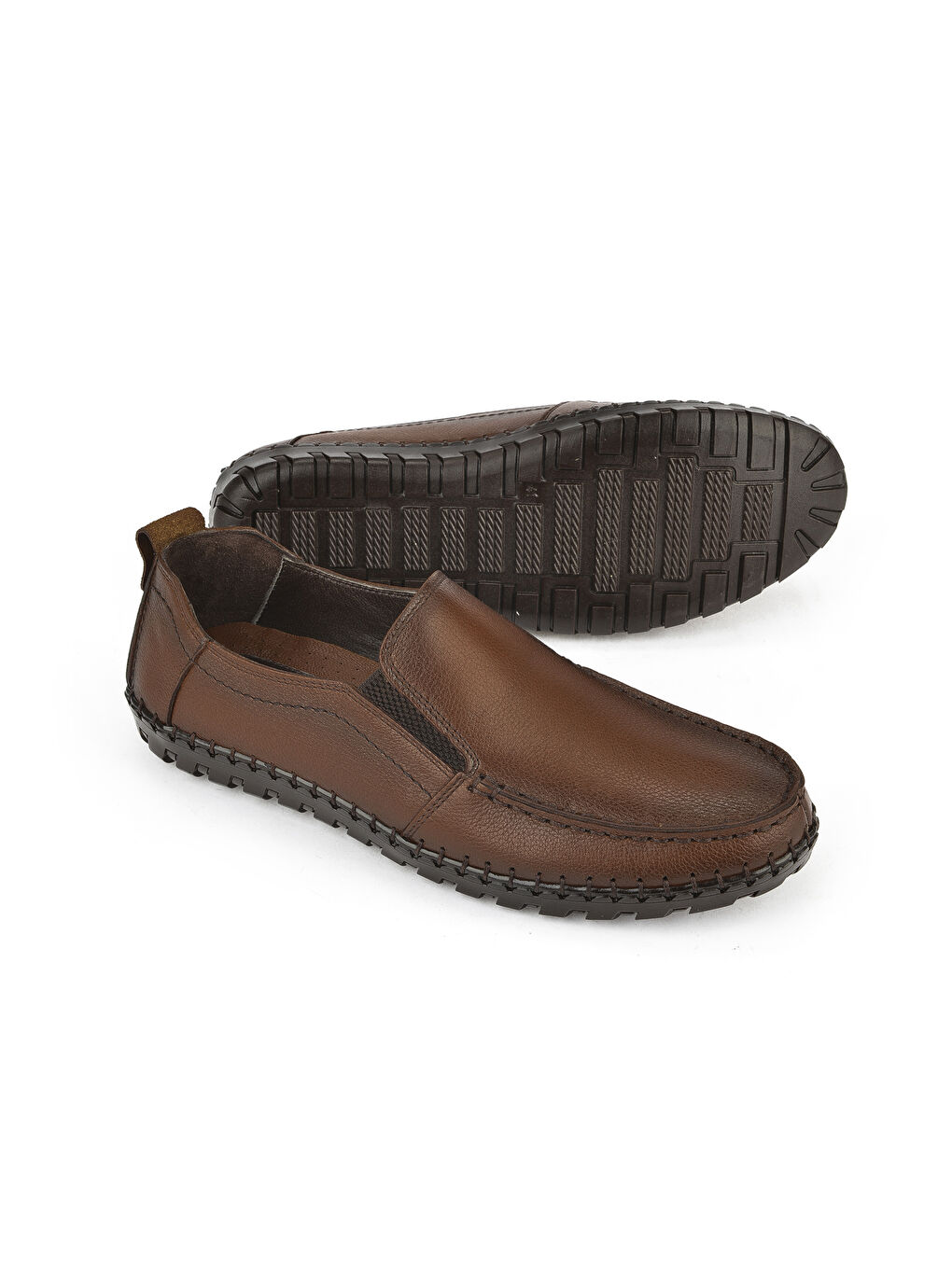 Kahverengi Erkek Hakiki Deri Ayakkabı 1511040ZY18231 Taba-3