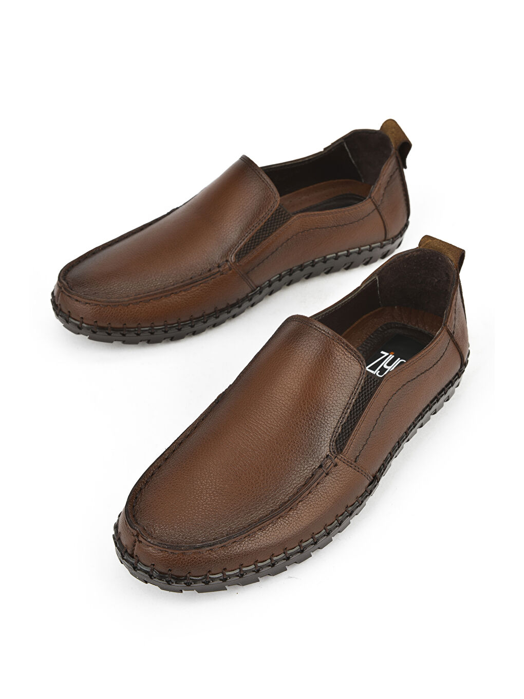 Kahverengi Erkek Hakiki Deri Ayakkabı 1511040ZY18231 Taba-4