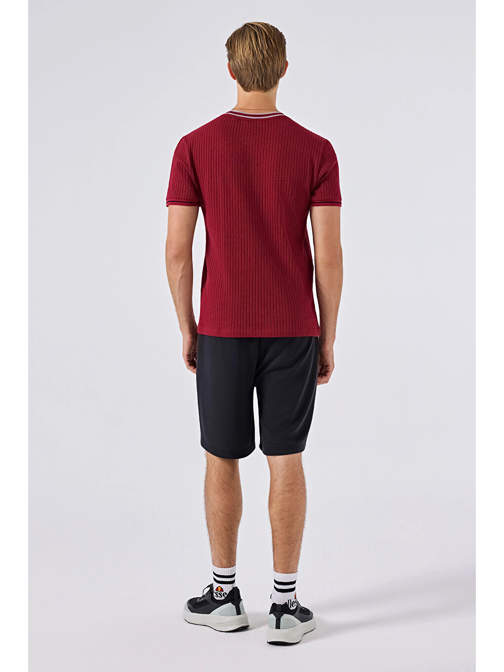 Siyah Regular Fit Modal Cep Detaylı Şort 6SM4004-BK-3