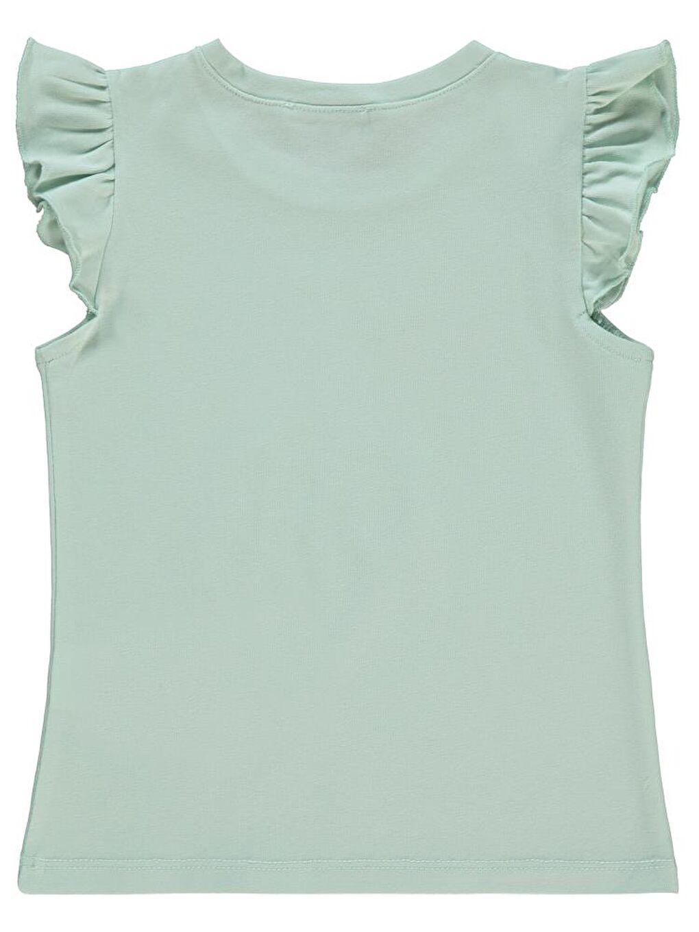 Turkuaz Girls Kaplumbağa Baskılı 2-5 Yaş Tişört-1