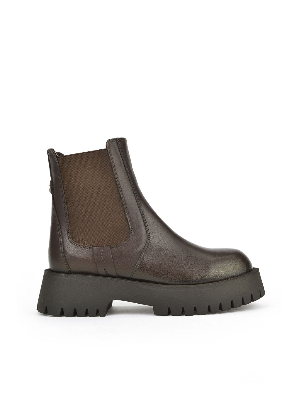 Kahverengi Kadın Hakiki Deri BOT 15319Z66453 Kahve