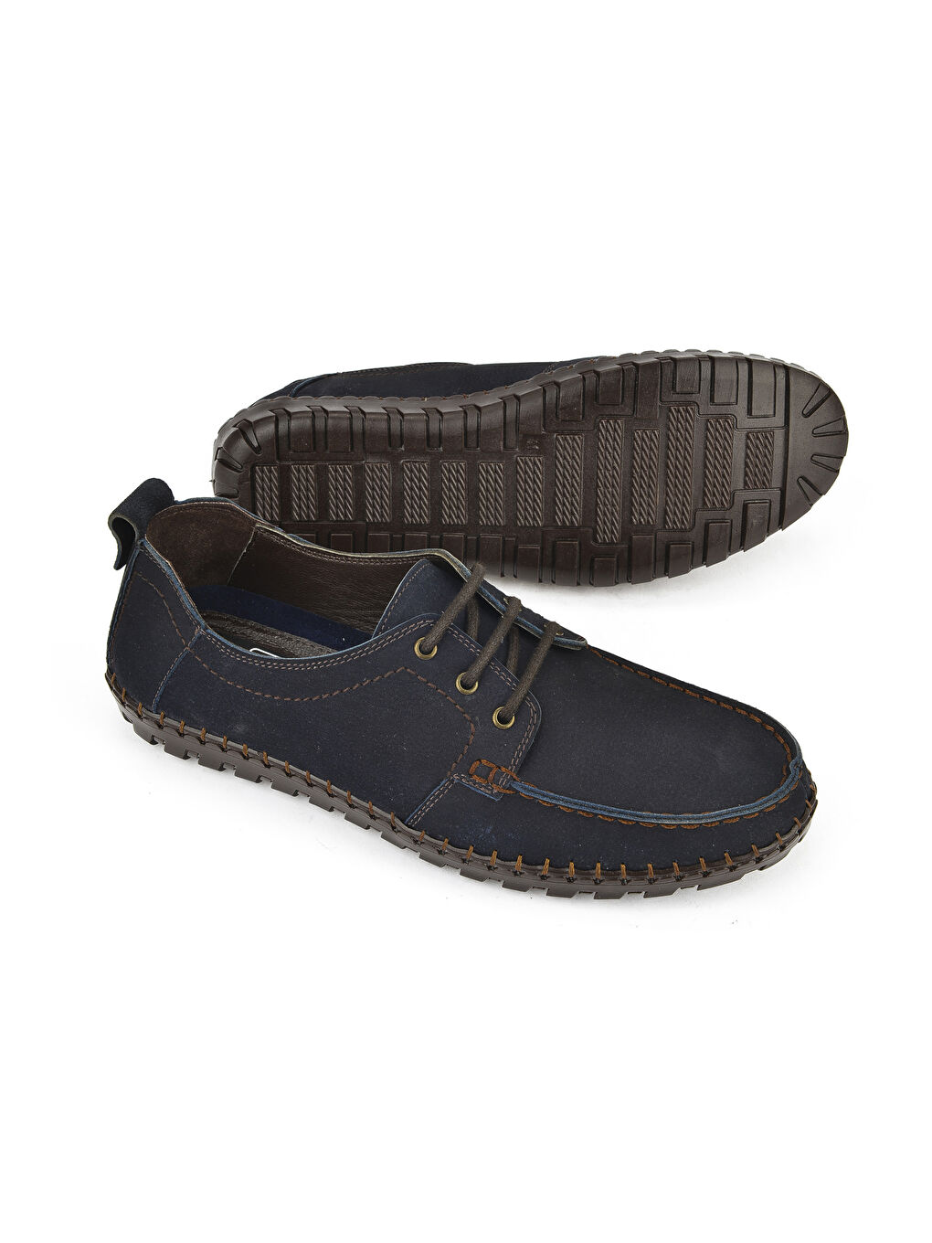 Erkek Hakiki Deri Ayakkabı 1511040ZY182322 Lacivert-3