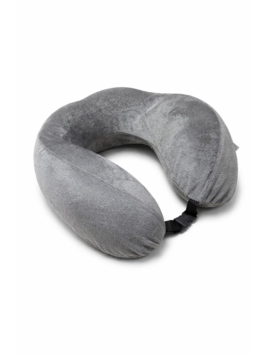 Gri Seyahat Yastığı Ortopedik Boyun Destek Yastığı U Tipi Konforlu-1