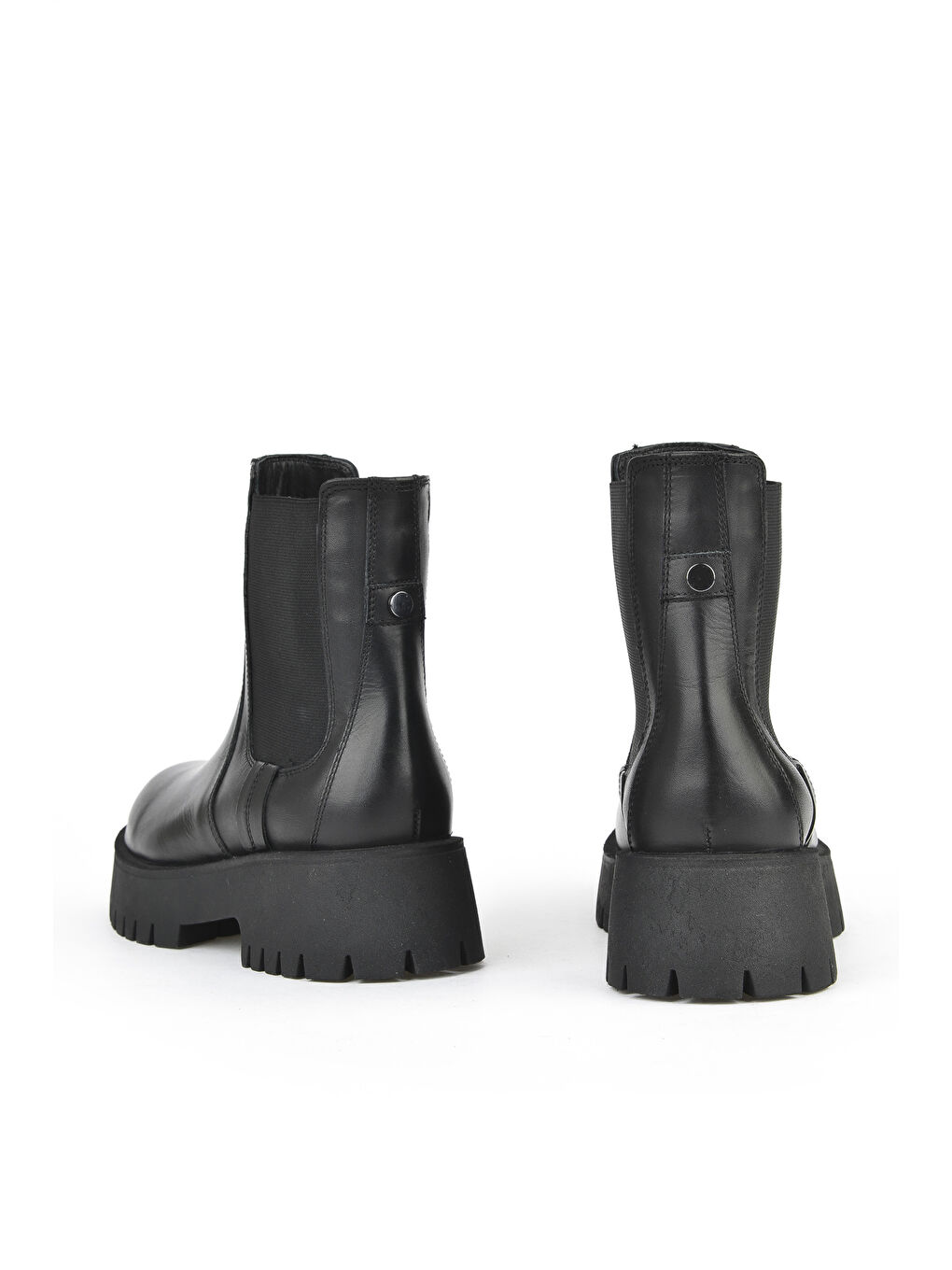 Kadın Hakiki Deri BOT 15319Z66453 Siyah-2