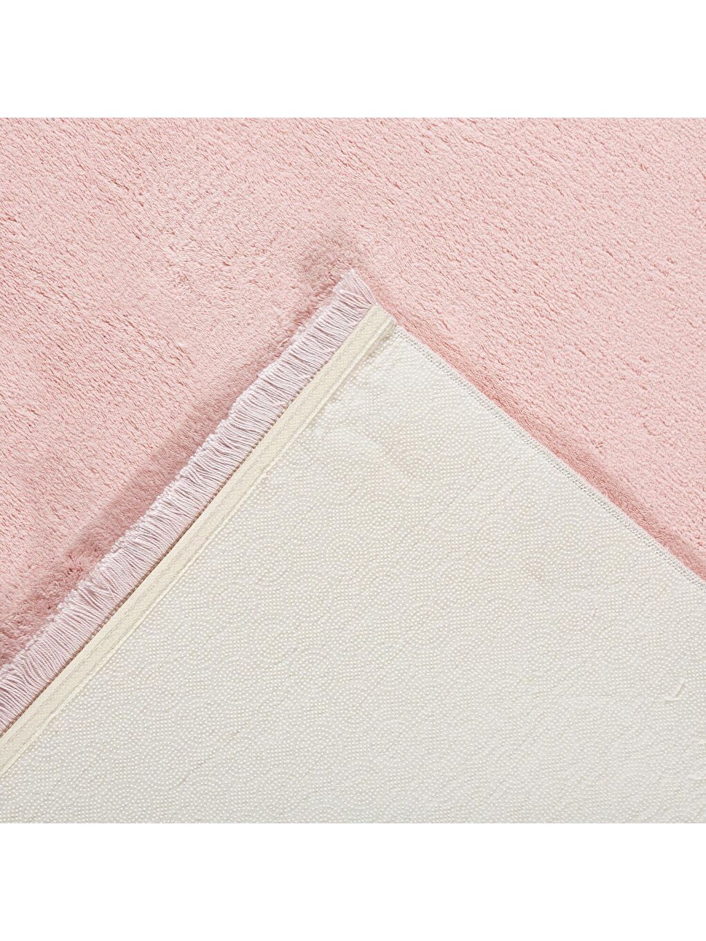 Pembe Royal Püsküllü Halı 160x220 Pudra-5