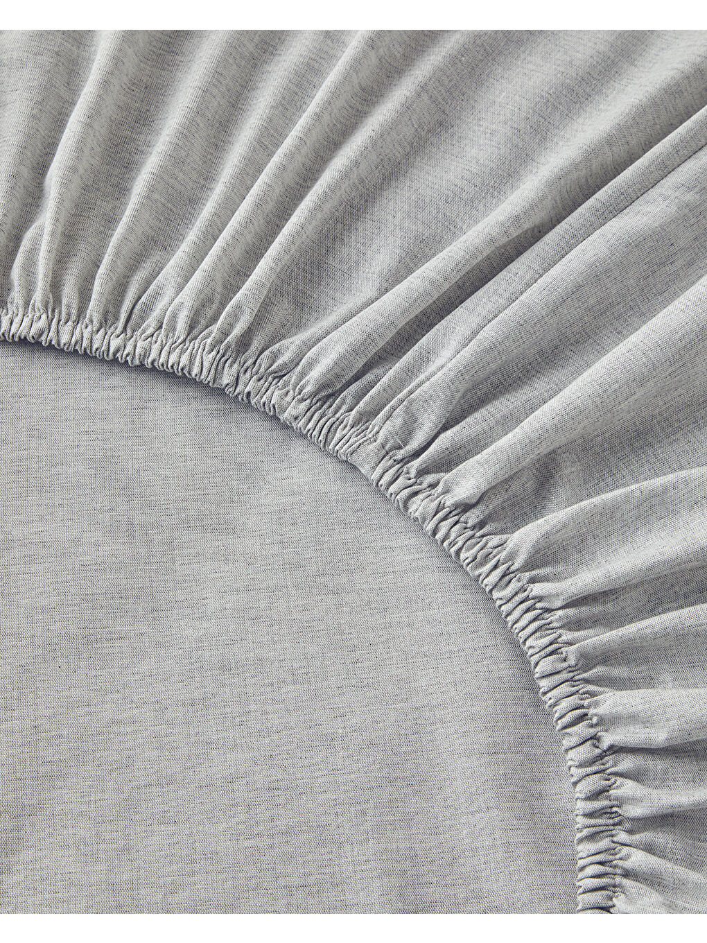 Gri Elegant İpliği Boyalı King Size Nevresim Takımı Gümüş-6