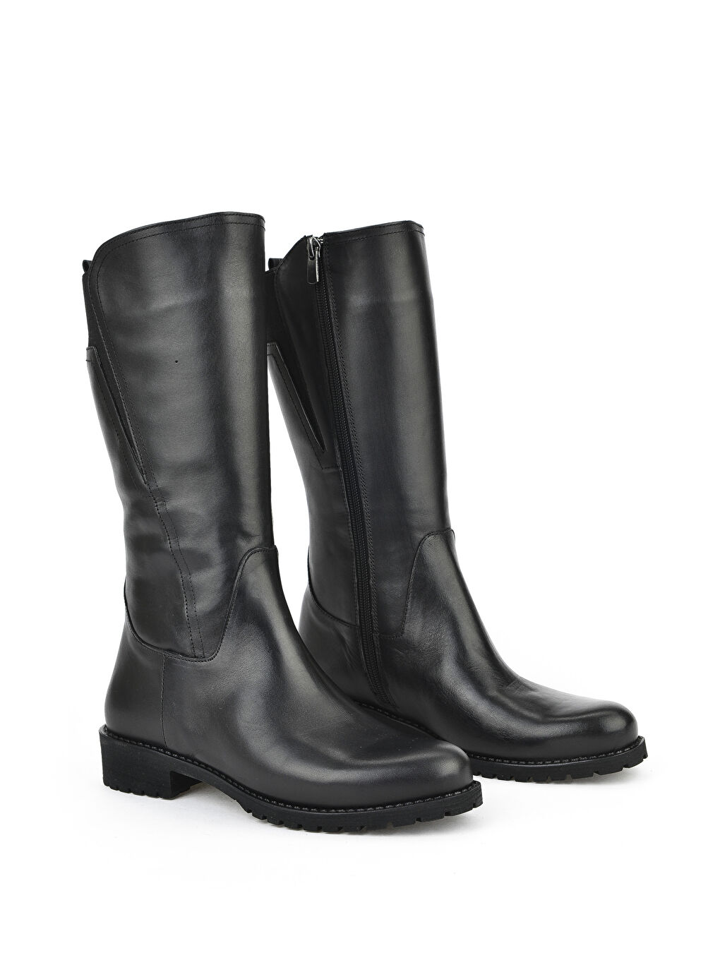 Kadın Hakiki Deri Çizme 15319Z88042 Siyah-1
