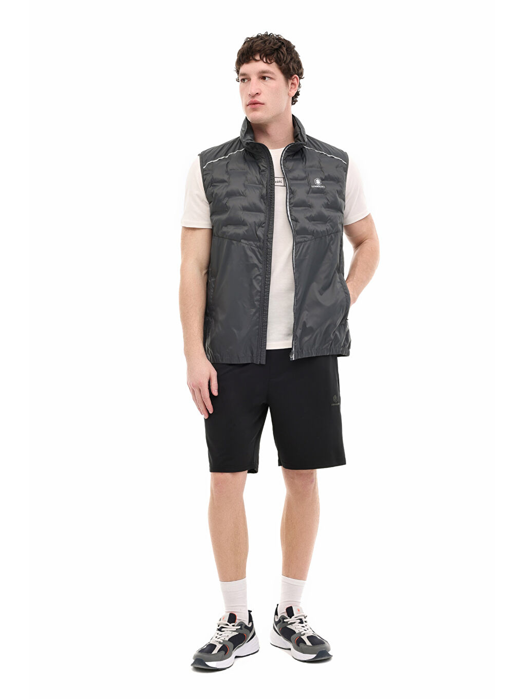 ML JIM 4PRF1-02 6FX Gri Erkek Yelek-2