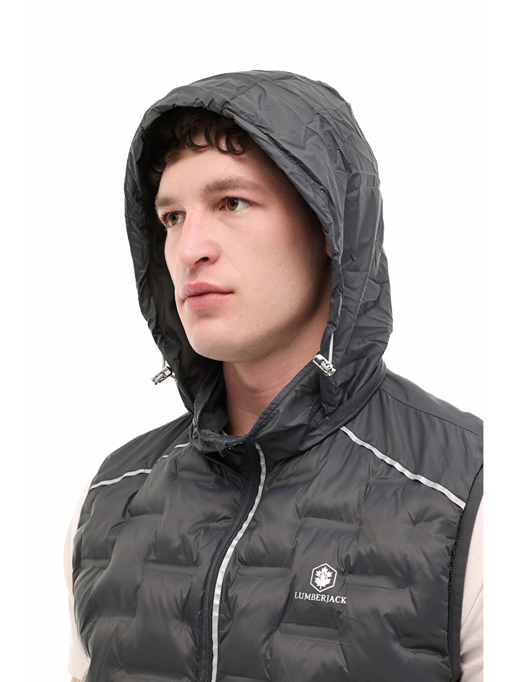 ML JIM 4PRF1-02 6FX Gri Erkek Yelek-4