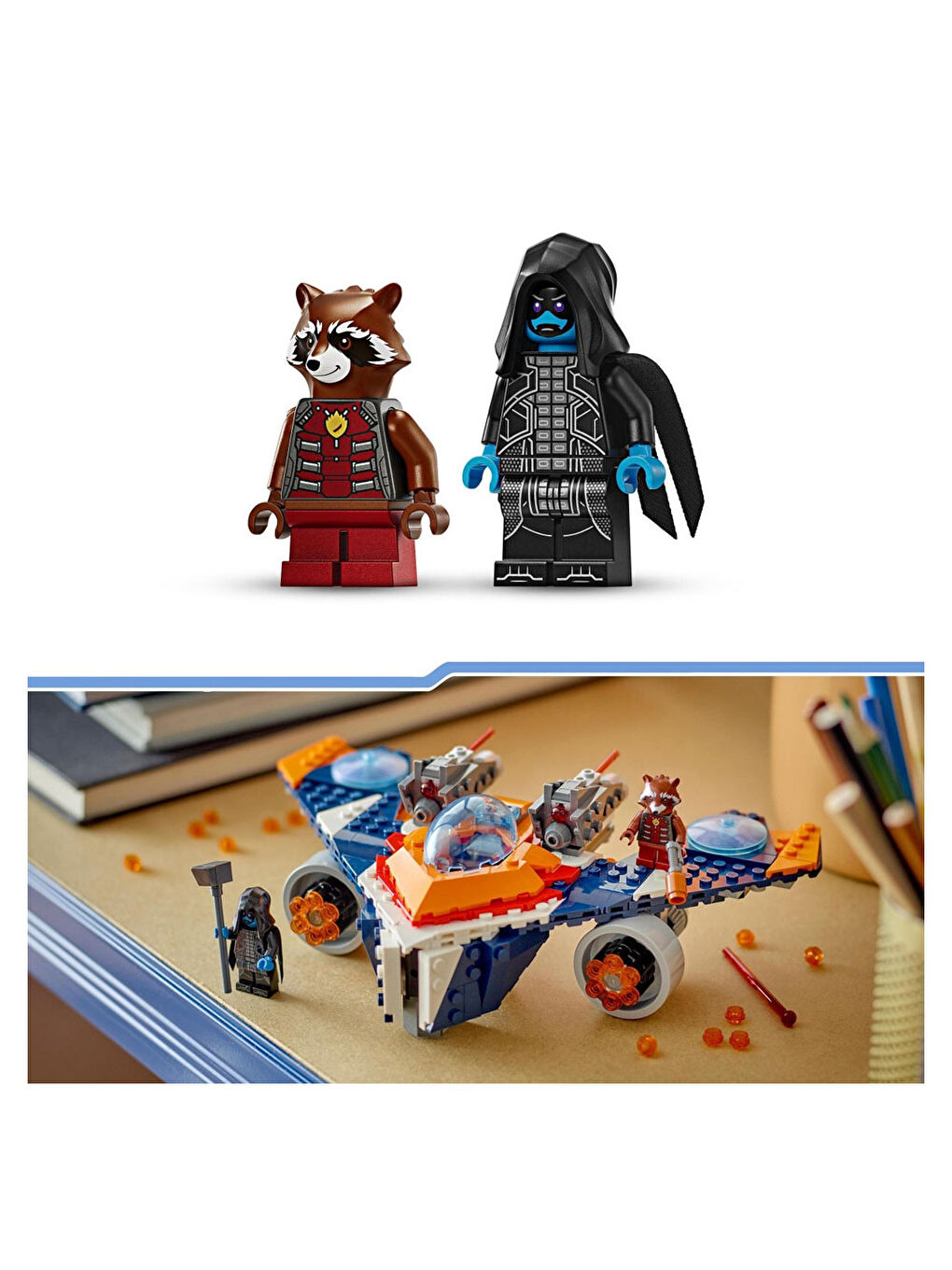 Lego Renksiz Super Heroes Marvel Rocket'İn Warbird Aracı Ronan’A Karşı 76278 - 4