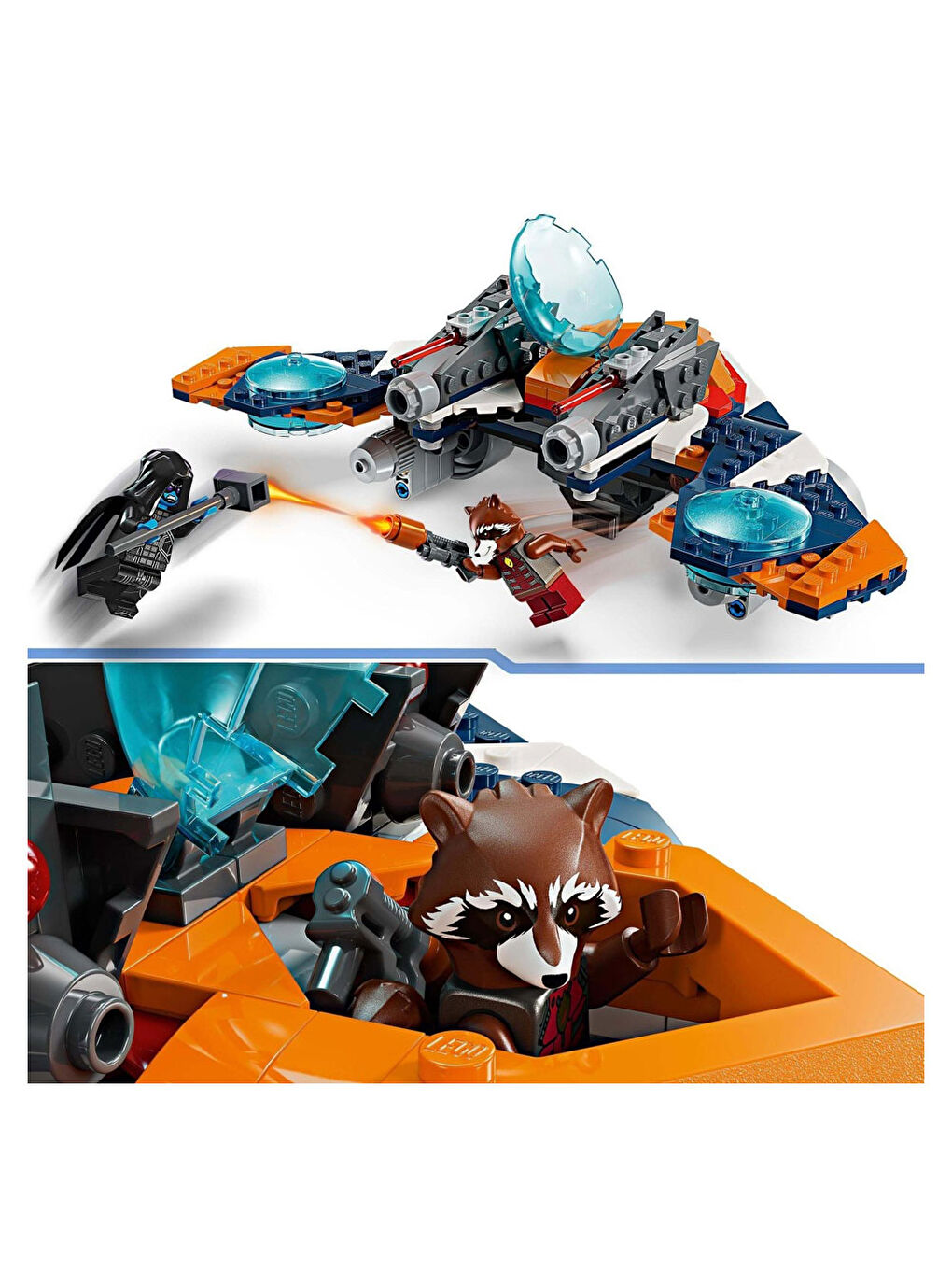 Lego Renksiz Super Heroes Marvel Rocket'İn Warbird Aracı Ronan’A Karşı 76278 - 6