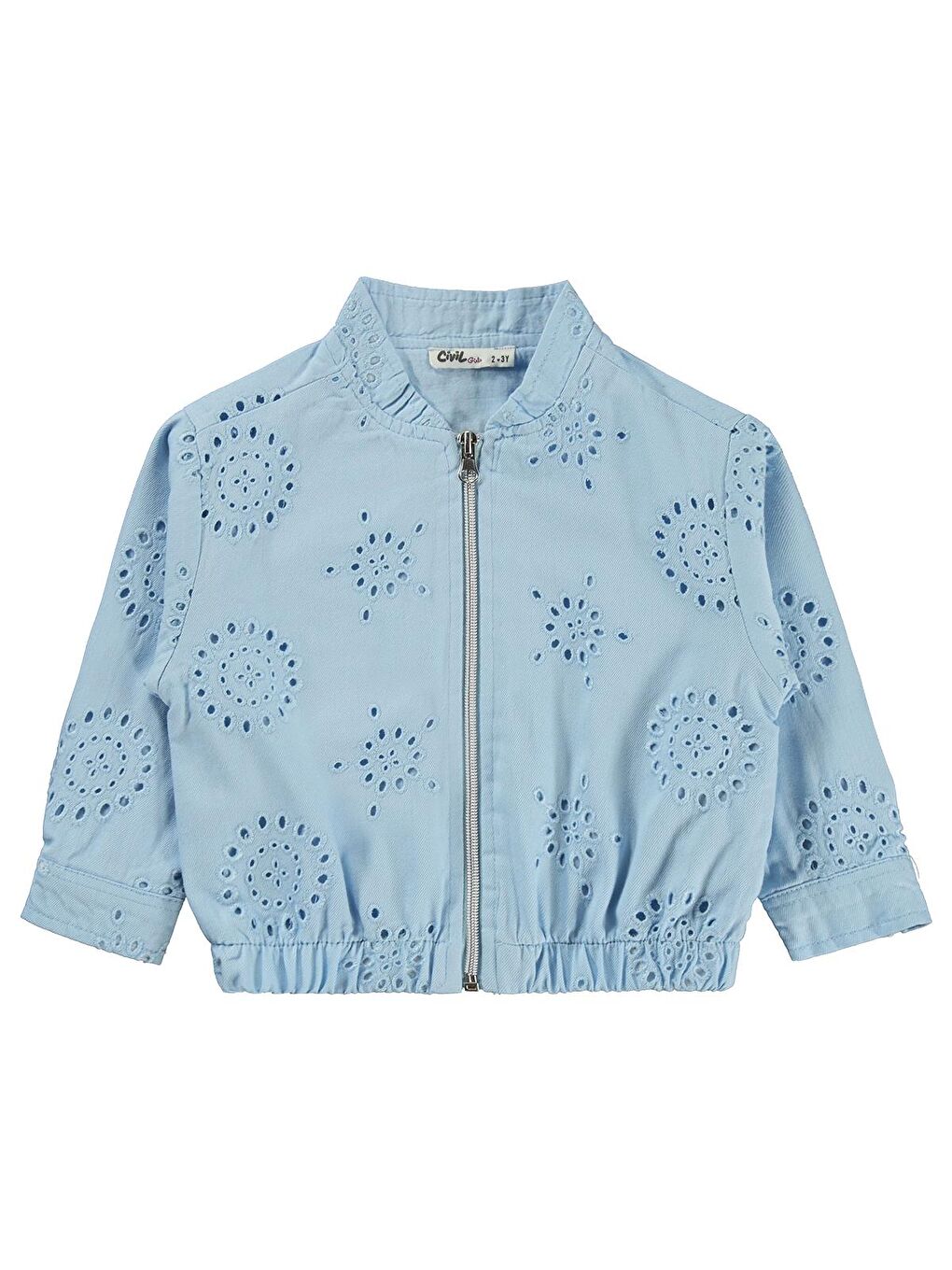 Girls Hakim Yaka 2-5 Yaş Ceket - Mavi 5-6 Yaş