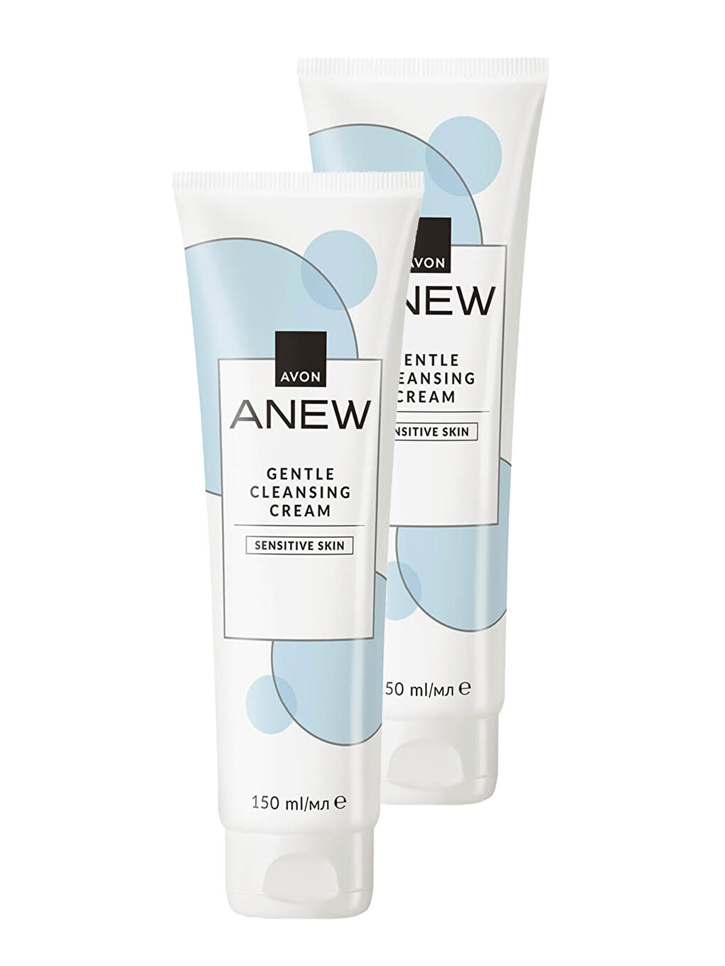 AVON Anew Gentle Cleansing Cream Kokusuz Cilt Temizleyici Krem 150 Ml. İkili Set