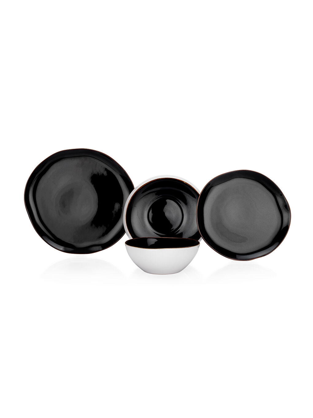 Siyah Aura Yemek Takımı 24 Parça-3