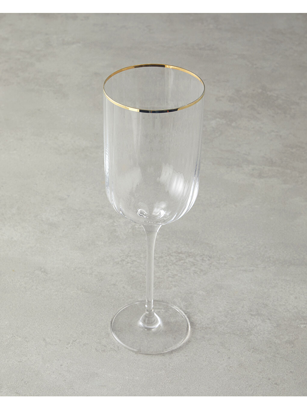 Sarı Bridgette Cam 6'lı Kadeh 350 ml Gold-2