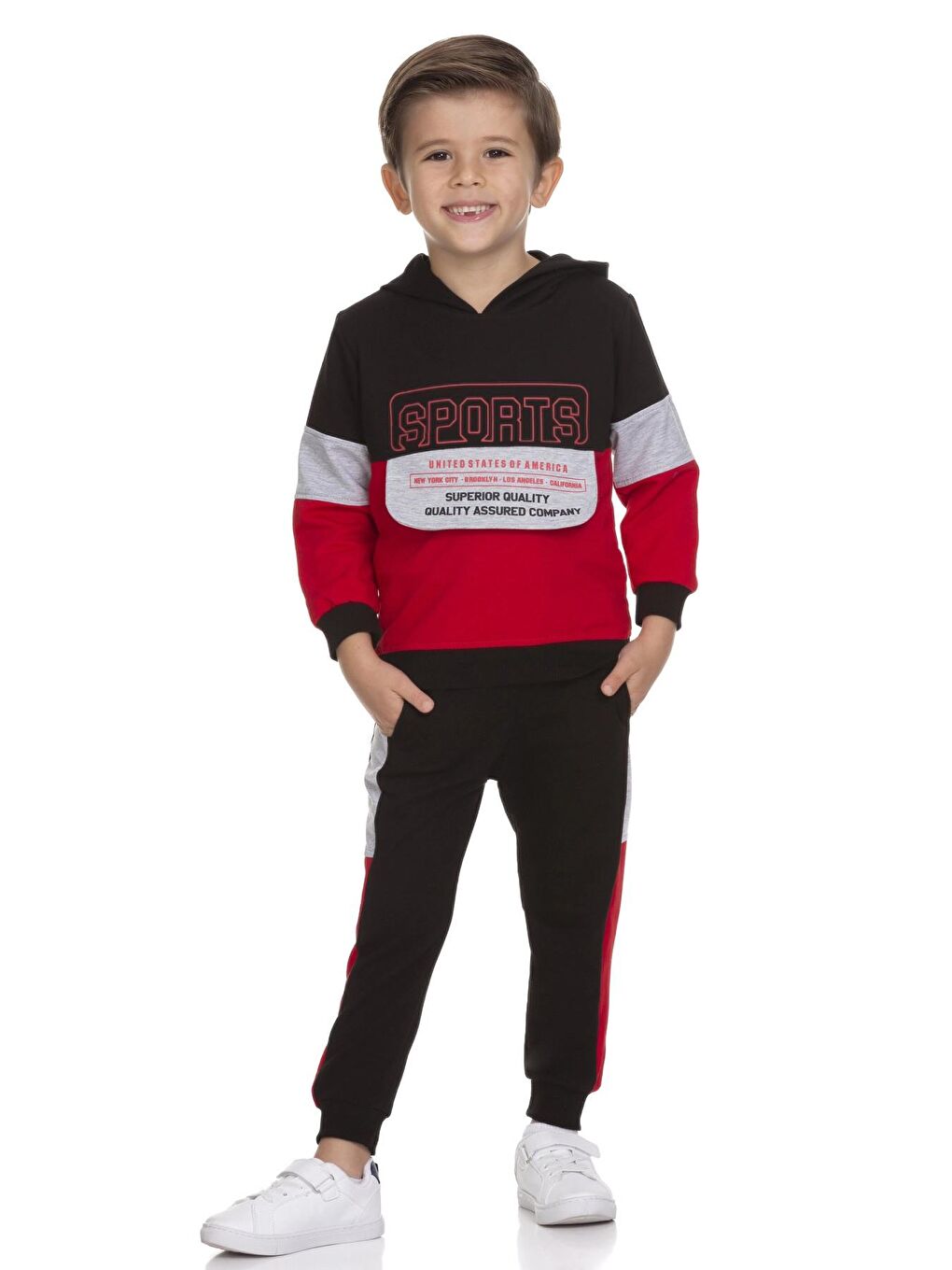 Kırmızı Sports Baskılı Takım 51205