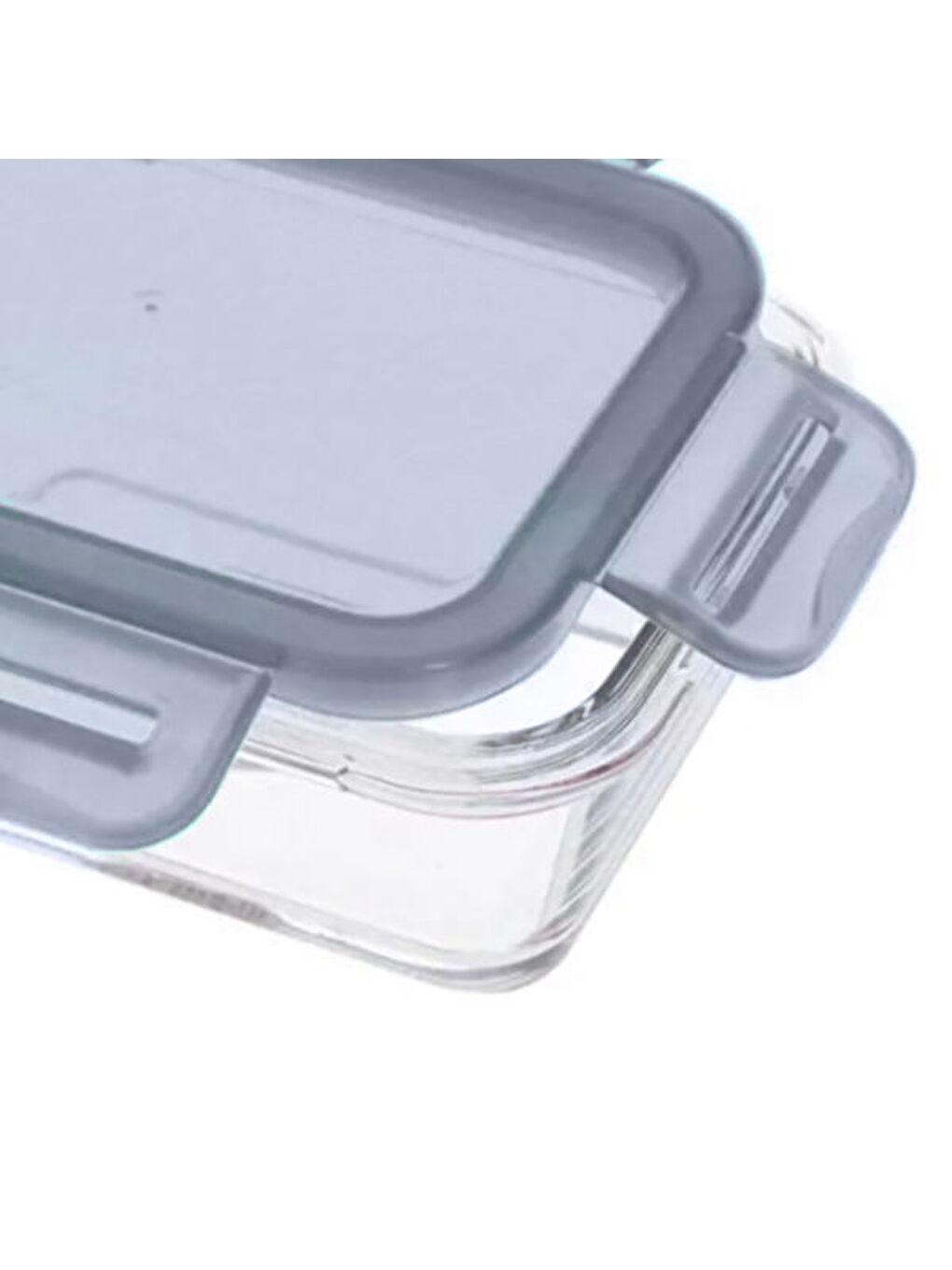 Gri 1118900 Dikdörtgen Saklama Kabı - 640 ml-3
