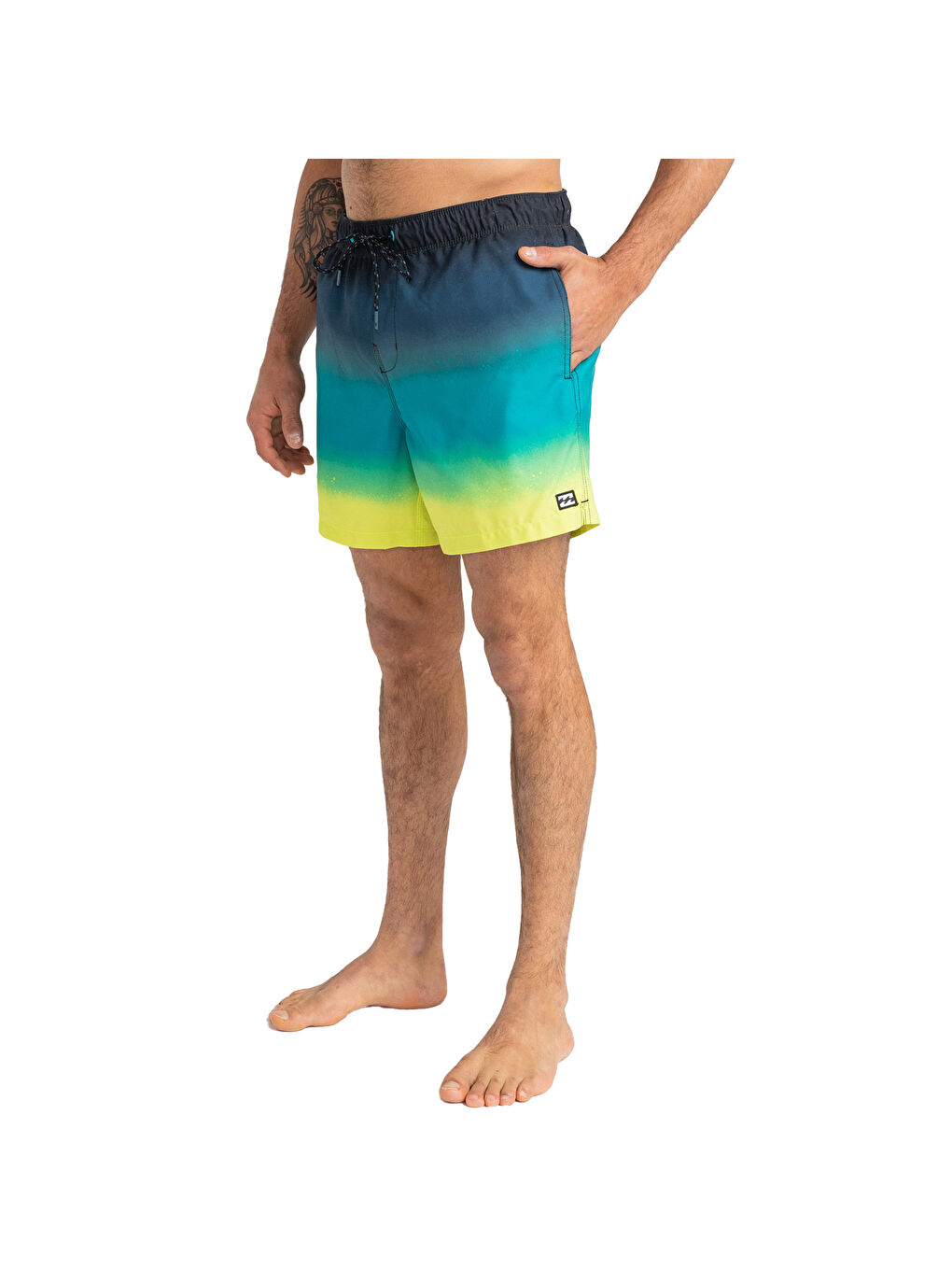 All Day Fade Lb Erkek Siyah Volley Short-4