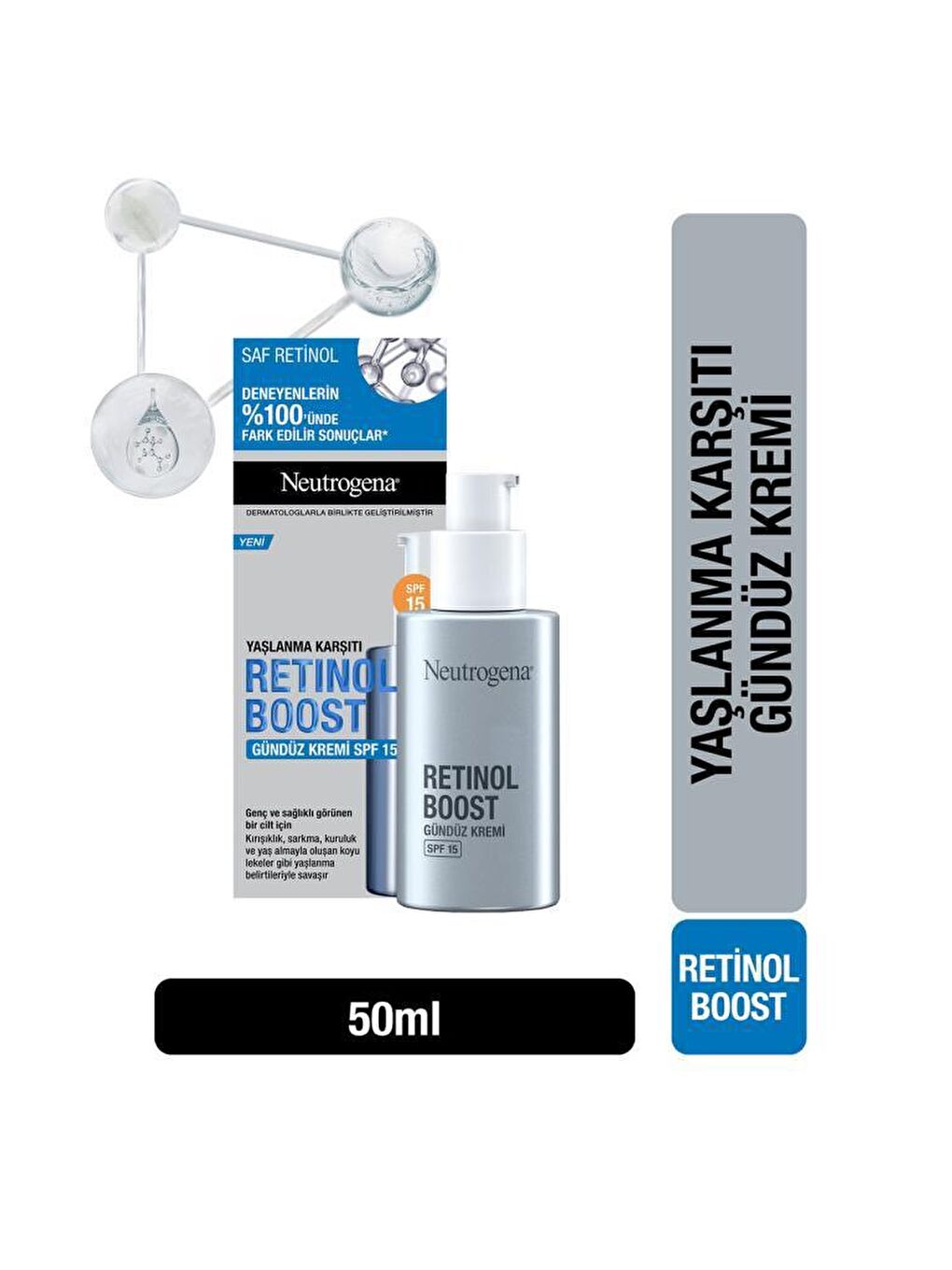 Neutrogena Retinol Boost Kırışıklık Karşıtı SPF Gündüz Kremi Antiaging