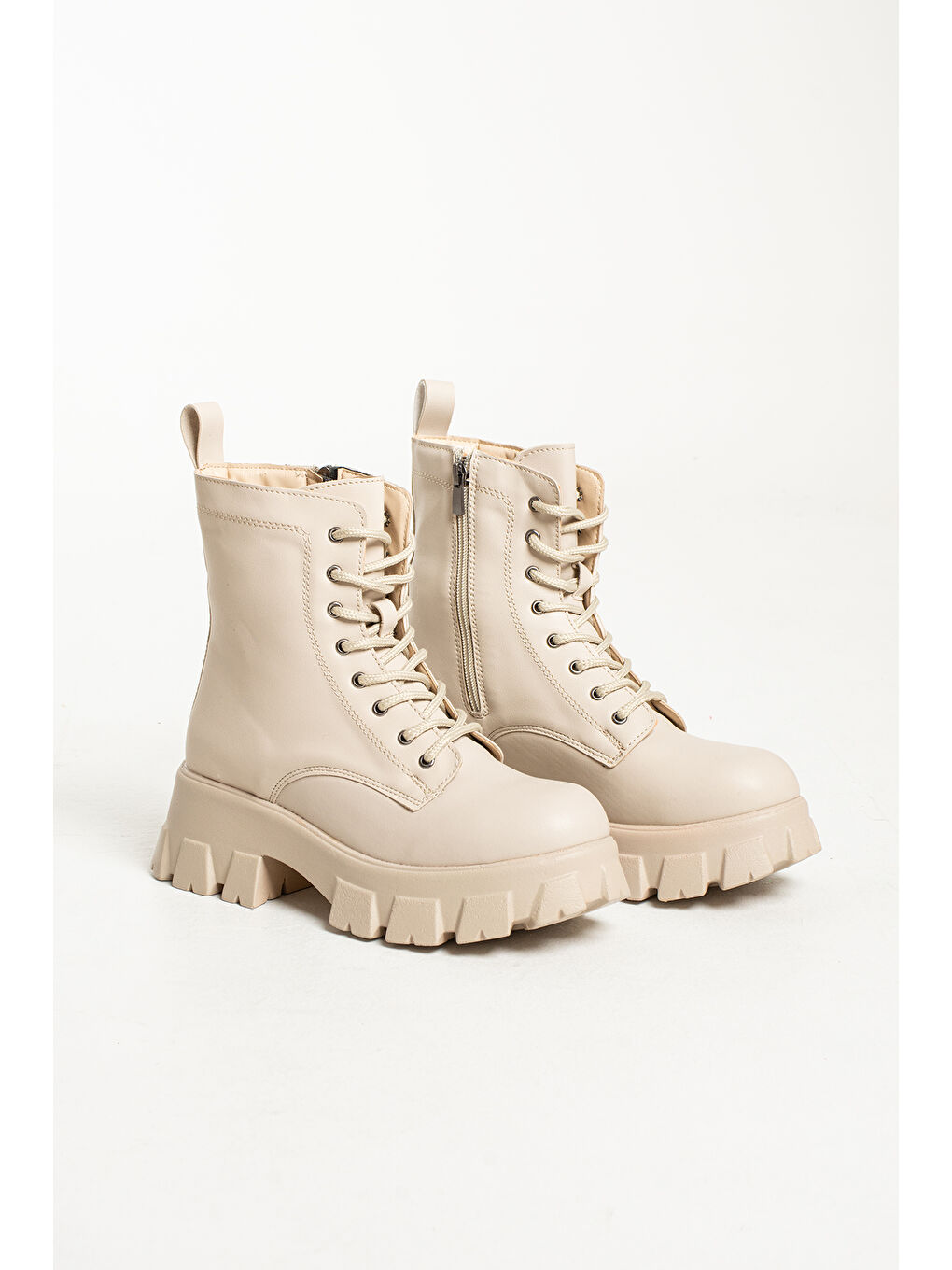 Bej Faylon Hafif Tabanlı Bot&Çizme-1