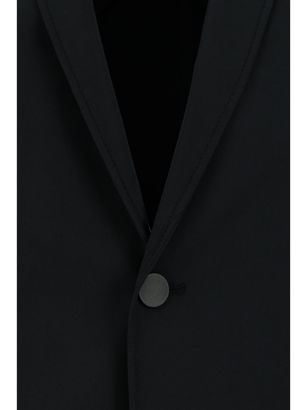 Siyah Super Slim Fit Ekstra Dar Kesim Beli Lastikli Pamuklu Takım Elbise-3