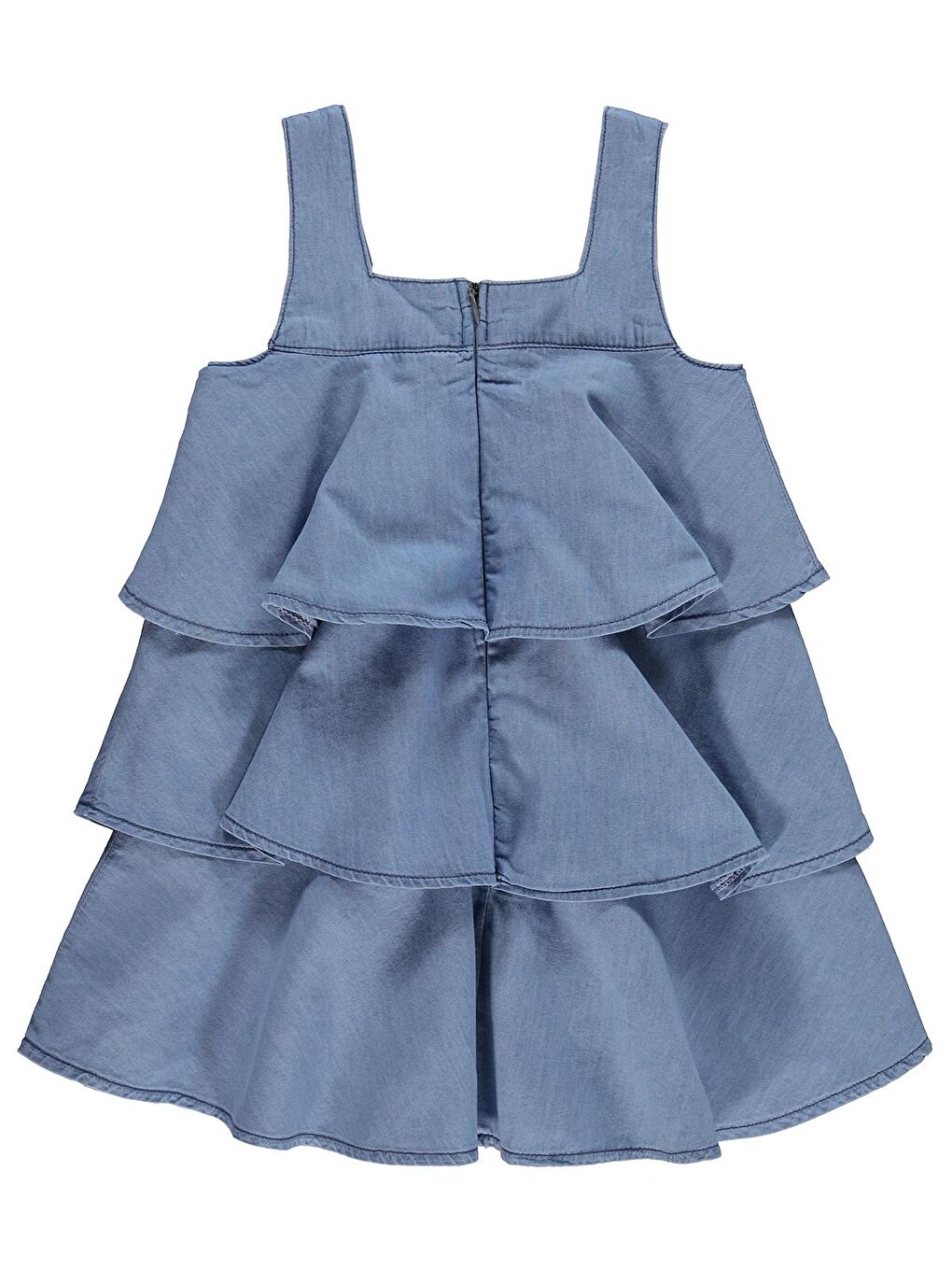 Girls Kat Kat 2-5 Yaş Elbise - Mavi-1