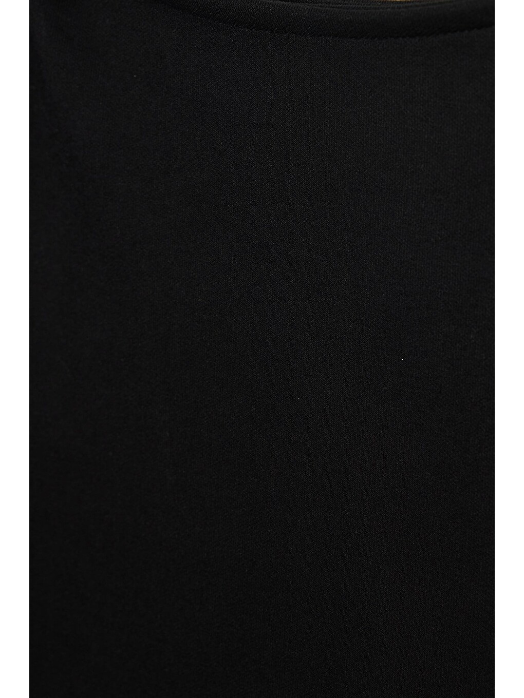 Kadın Slim Fit Dar Kesim Kısa Kollu Kayık Yaka Siyah Bluz-4
